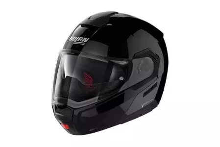 Nolan N90-3 Especial N-COM Metal Negro S casco de moto mandíbula - N93000420-012-S