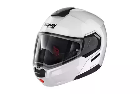 Nolan N90-3 Especial N-COM Blanco Puro M casco de moto mandíbula - N93000420-015-M
