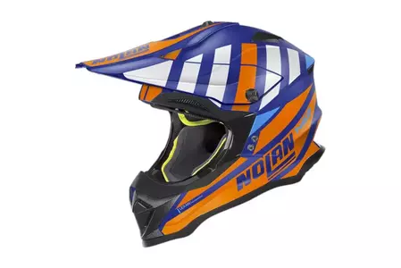 Kask motocyklowy Enduro Nolan N53 Cliff Jumper Flat Imperator Blue XXL - N53000486-077-XXL