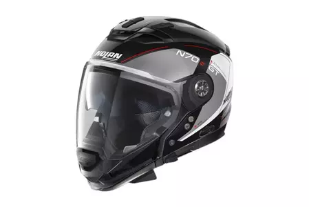 Nolan N70-2 GT Lakota Modular Motorcycle Helmet N-COM Metal Nero XXXL - N7G000485-037-XXXL