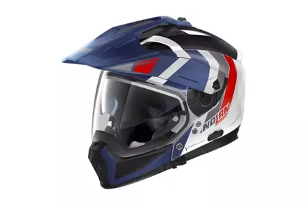 Nolan N70-2 X Decurio N-COM Metal White S casco moto modulare - N7X000478-033-S