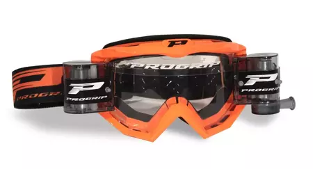 Progrip Roll Off 3201 gafas de moto naranja cristal transparente - PZ3201ROAR