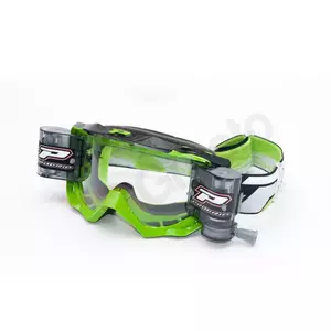 Progrip Roll Off Roll Off ochelari de motocicletă 3218 verde, sticlă transparentă-1