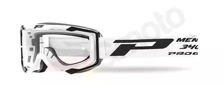 Progrip RO Menace Roll Off 3400 motoristična očala bela prozorna stekla - PZ3400ROBI