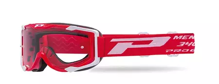 Progrip RO Menace Roll Off 3400 очила за мотоциклет червено прозрачно стъкло-1
