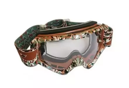 Progrip Top Line 3450 Óculos de proteção para motociclismo ATV lente transparente moro - PG3450ATV