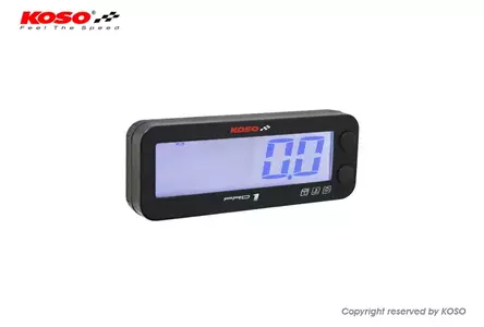 Draaitafel thermometer urenteller Koso Pro1-2