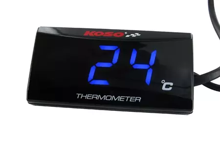 Koso Super Slim termometer med blå cifre 0-120 C-2