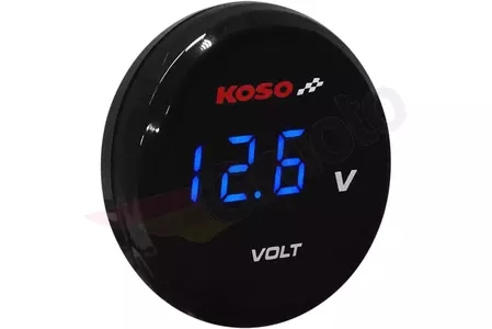 Koso i-Gear voltmeter med blå siffror-1
