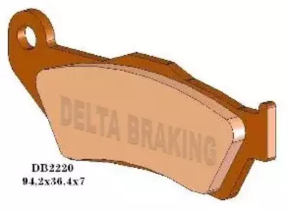 Delta Braking DB2220OR-D KH181 jarrupalat Edessä - DB2220OR-D
