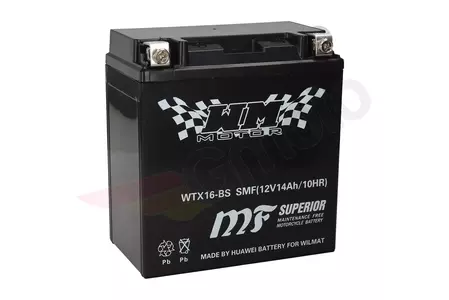Gel-Batterie 12V 14 Ah WTX16-BS YTX16-BS SMF-2