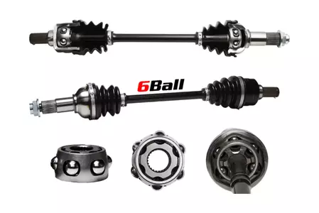 All Balls bageste venstre drivaksel Can-Am Outlander 450 500 570 DPS 15-18 6Ball Heavy Duty-aksel - AB6-CA-8-323