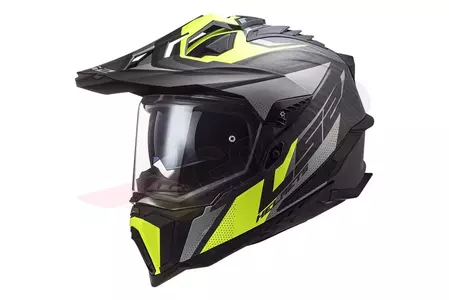 LS2 MX701 C EXPLORER FOCUS TITAN HV AMARILLO casco moto enduro XXL-1
