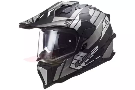 Motorrad-Enduro-Helm LS2 MX701 EXPLORER ATLANTIS MATT TITANIUM M-1
