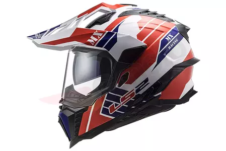 LS2 MX701 EXPLORER ATLANTIS BLANCO ROJO AZUL L casco moto enduro-4