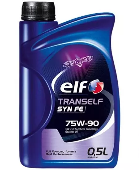 Трансмисионно масло Elf Tranself Syn FE 75W90 Synthetic 500ml
