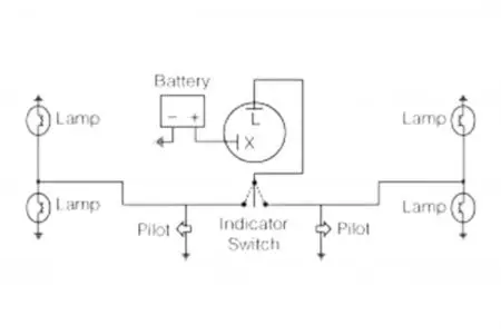 Indicateur LED interrupteur 12V 2 connecteurs-2