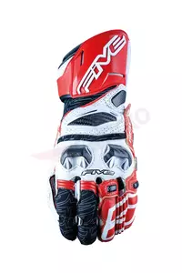 Five RFX Race motociklističke rukavice bijele i crvene 11-1
