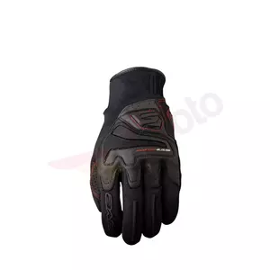 Motorkárske rukavice Five RS-4 čierne 10-1