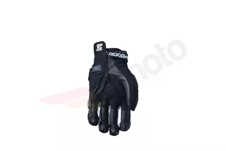 Cinque guanti da moto SF-3 in bianco e nero 10-2