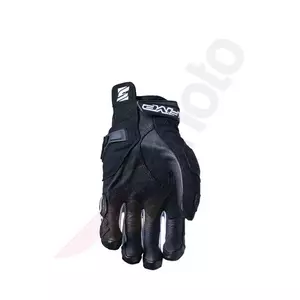 Πέντε γάντια μοτοσικλέτας SF-3 ασπρόμαυρα 11-2