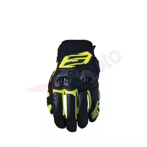Five SF-3 ръкавици за мотоциклет черно-жълти флуо 12-1