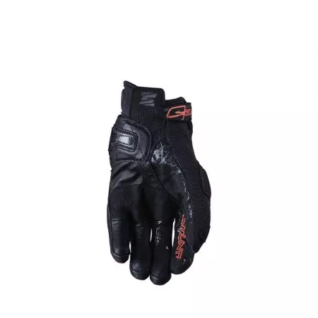 Motorkárske rukavice Five Stunt Evo čierno-červené 10-2