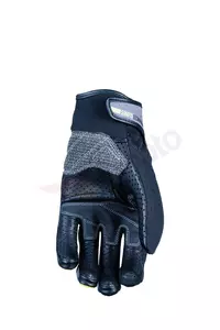 Motorkárske rukavice Five TFX-3 Airflow sivo-žlté fluo 10-2