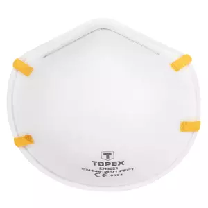 TOPEX vienreizējās lietošanas respirators pret putekļiem FFP1, 5 gab. - 82S133