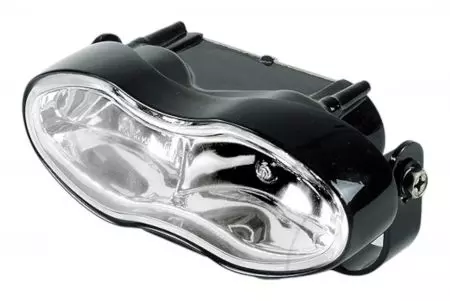 Scheinwerfer Frontlicht Doppel H3 oval schwarz Shin Yo Motorrad - 224-332
