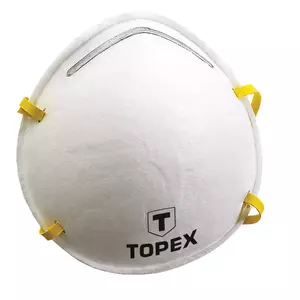 TOPEX vienreizējās lietošanas respirators pret putekļiem FFP2, 5 gab. - 82S131