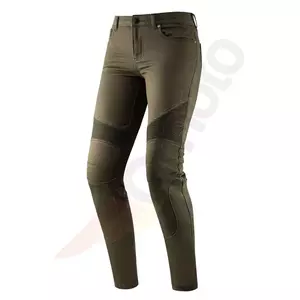 Spodnie motocyklowe jeans damskie Rebelhorn Vandal Lady Twill oliwkowe W26L30-1