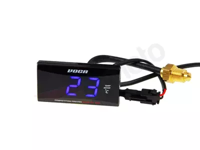 Wyświetlacz i czujnik temperatury Voca Racing niebieskie cyfry - VCR-RD11TEMP/BL    