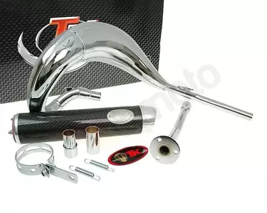 Udstødning Turbo Kit Bufanda RQ Chrome Beta RR50 -02 - H10526-Q        