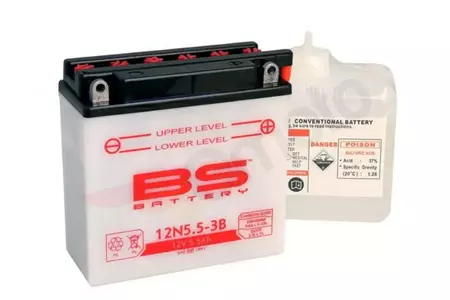 Batterij BS 12N5.5-3B Duurzame batterij van 12 V en 5,5 Ah - 12N5,5-3B