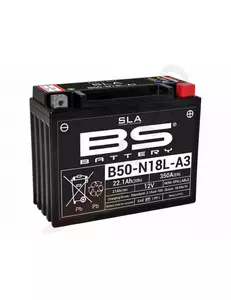 BS Batterie B50-N18L-A3 Y50-N18L-A3 12V 21Ah wartungsfreie Batterie - B50-N18L-A3 