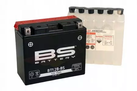 Batería BS BT12B-BS Batería YT12B-BS 12V 10Ah sin mantenimiento - 300628