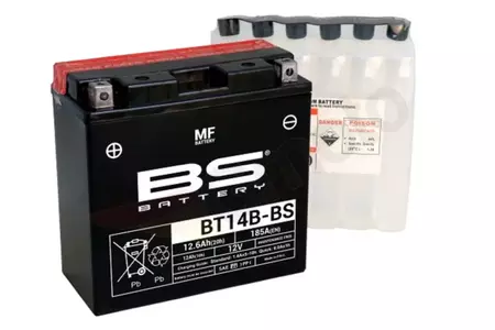 Batería BS BT14B-BS Batería YT14B-BS 12V 12Ah sin mantenimiento - 300629