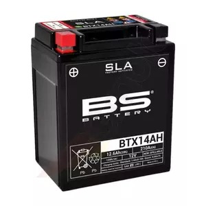 Bateria BS BTX14AH YTX14AH 12V 12Ah bateria livre de manutenção - 300758