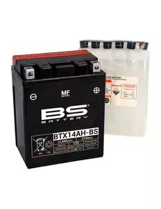 Bateria BS sem manutenção BTX14AH-BS Bateria YTX14AH-BS 12V 12Ah - 300606