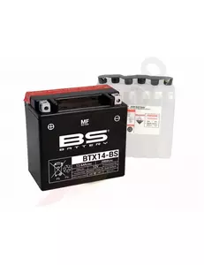 BS Batterie BTX14L-BS YTX14L-BS 12V 12Ah wartungsfreie Batterie - 300605