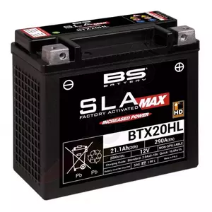 Baterija bez održavanja BS baterija BTX20HL MAX YTX20HL 12V 20Ah - 300883