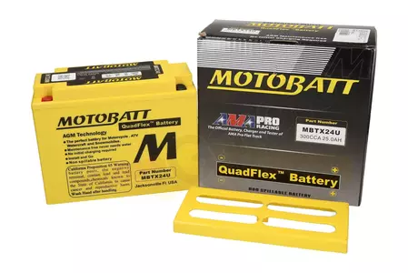 Akumulator bezobsługowy Motobatt Quadflex MBTX24U YTX24U 12V 25Ah Produkt wycofany z oferty - MBTX24U