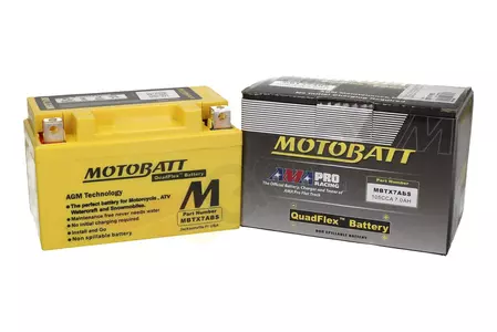 Akumulator bezobsługowy Motobatt Quadflex MBTX7A-BS YTX7A 12V 7Ah Produkt wycofany z oferty - MBTX7ABS