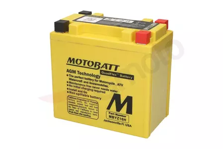 Батерия Motobatt Quadflex MBYZ16H 12V 16.5Ah, която не се нуждае от поддръжка-2