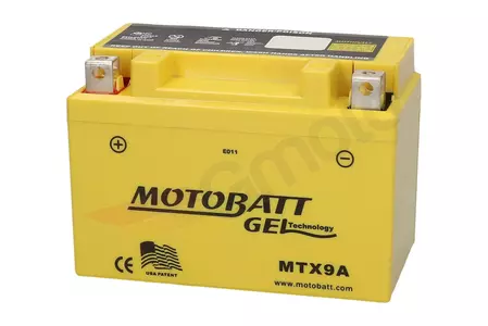Motobatt MTX9A YTX9A 12V 9Ah μπαταρία gel χωρίς συντήρηση-2