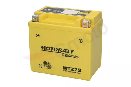 Batteria al gel senza manutenzione Motobatt MTZ7S YTZ7S 12V 7Ah-2