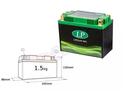 Batteria agli ioni di litio Landport LiFePO4 LFP30 12V 8Ah - LFP30