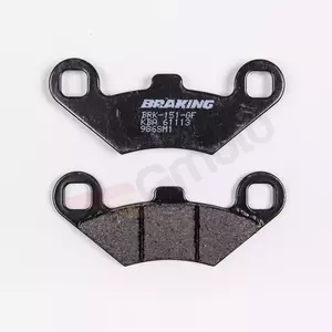 Спирачни накладки Braking Semi Metallic 986SM1 - 986SM1