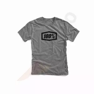 Camiseta 100% Porcentaje modelo Essential Gunmetal color gris L - 32016-025-12
